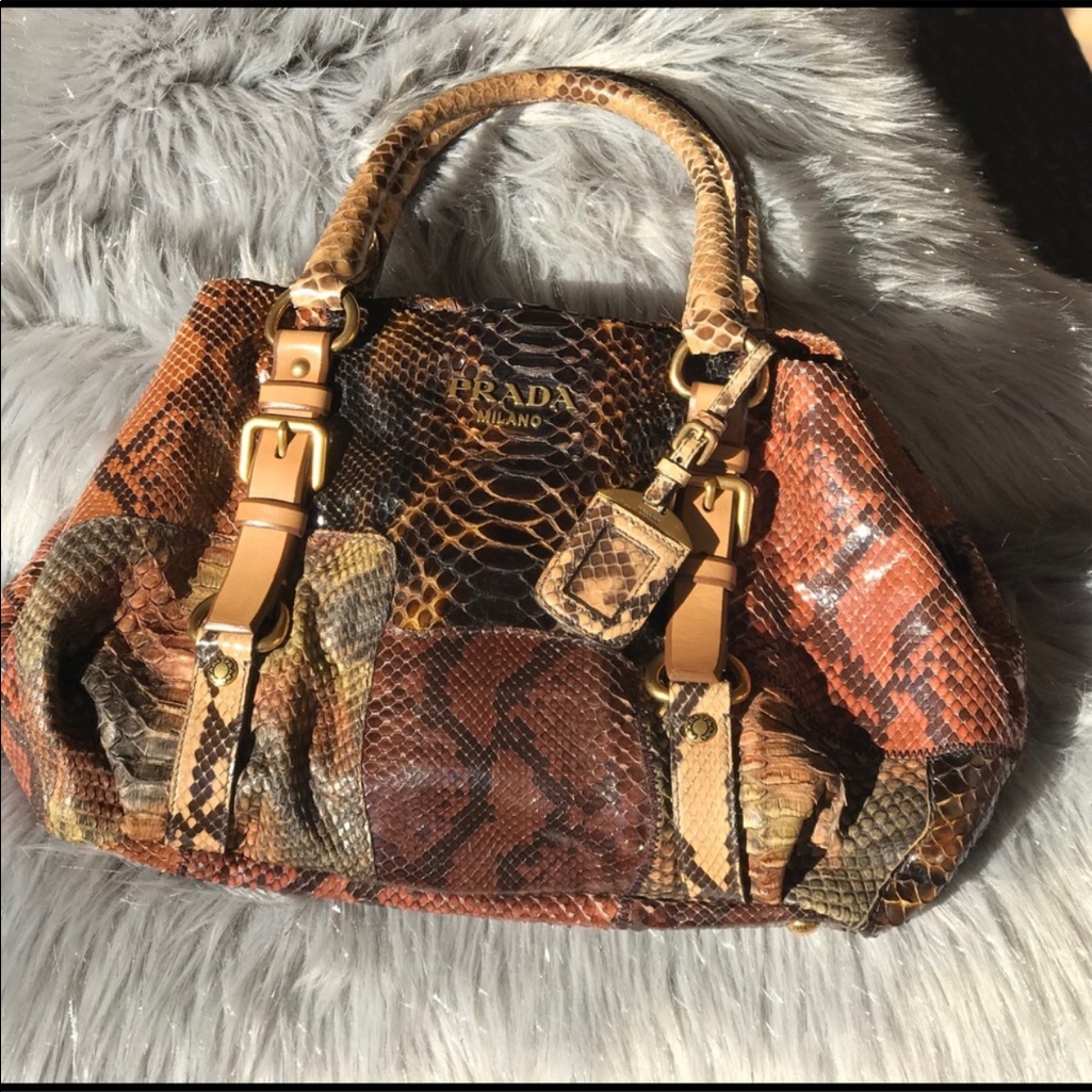 Rare Prada Python Pitone Tote